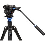 Benro A2573F Aluminum Single Tube Tripod with S4Pro Fluid Video Head