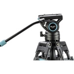Fotopro DV-3A Heavy Duty Fluid Head Video Aluminum Tripod (Black)