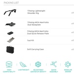 Tilta Lightweight Shoulder Rig (Black)