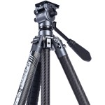 Fotopro X-Aircross 3 Lite Video Carbon Fiber Tripod (Slate Gray)