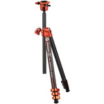 Fotopro X-Airfly Max Carbon Fiber Travel Tripod with Ball Head (Orange)