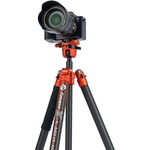 Fotopro X-Airfly Max Carbon Fiber Travel Tripod with Ball Head (Orange)