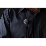 Rycote Overcovers Advanced Fur Disc Wind Covers for Lavalier Mics (5 Gray, 25 Round Stickies)