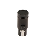 Cable Techniques LPS-TA3-180 Low-Profile Right-Angle TA3F (Black Cap, 5mm)