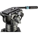 Fotopro DV-3C Heavy Duty Fluid Head Video Carbon Fiber Tripod (Black)