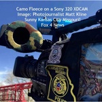 Bluestar Oval Large Viewfinder Eyecushion (Fleece, Camo)