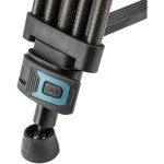 Fotopro DV-3C Heavy Duty Fluid Head Video Carbon Fiber Tripod (Black)