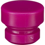Cable Techniques Low-Profile Cap for Low-Profile XLR Connectors, Outlet for up to 6.0mm OD Cable (Large, Purple)
