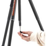 Fotopro X-Aircross 3 Carbon Lite Fiber Travel Tripod with FPH-32Q Ball Head (Flame Orange)