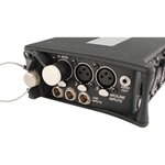 Cable Techniques Low-Profile, 3-Pin XLR Female to 3-Pin XLR Male Adjustable-Angle Cable (White Caps, 24")