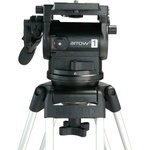 Miller Arrowx 1 Sprinter II 2 Stage Aluminum Alloy Tripod System with Ground Spreader
