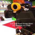 Bluestar Oval Large Viewfinder Eyecushion (Fleece, Candy Cane)