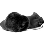 Bubblebee Industries The Spacer Bubble Windshield & Fur Cover System for Shotgun Mics (Black, Extra-Large/Big Mount)