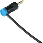 Cable Techniques CT-LPS-T35-B Low-Profile Right-Angle 3.5mm TRS Screw-Locking Connector (Blue)