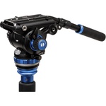 Benro C3883 Reverse-Folding Carbon Fiber Travel Tripod with S6Pro Fluid Video Head