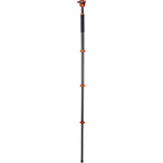 Fotopro X-Airfly Max Carbon Fiber Travel Tripod with Ball Head (Orange)