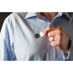 Rycote Overcovers Advanced Fur Disc Wind Covers for Lavalier Mics (5 Gray, 25 Round Stickies)