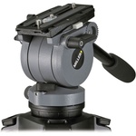 Miller DS-10 Aluminum Tripod System - consists of: DS-10 Fluid Head, DS 1-Stage Tripod, Mid-Level Spreader and Softcase - Supports 10 lbs
