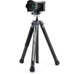 Fotopro X-Aircross 3 Carbon Lite Fiber Travel Tripod with FPH-32Q Ball Head (Slate Gray)