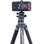 Fotopro X-Aircross 3 Lite Video Carbon Fiber Tripod (Slate Gray)