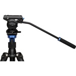 Benro A2573F Aluminum Single Tube Tripod with S4Pro Fluid Video Head