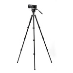 Fotopro S5i Heavy-Duty Video Tripod with Fluid Head