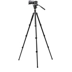 Fotopro S5i Pro Heavy-Duty Video Tripod with Fluid Head