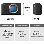 Sony ZV-E1 Mirrorless Camera with 28-60mm Lens (White)
