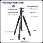 Fotopro X-Go Chameleon E 2 Aluminum Tripod with Ball Head