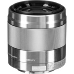 Sony E 50mm f/1.8 OSS Lens (Silver)