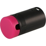 Cable Techniques Low-Profile Right-Angle XLR 3-Pin Male Connector (Large Outlet, A-Shell, Purple Cap)