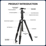 Fotopro X-Go Carbon E 2 Carbon Fiber Tripod with Ball Head