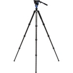 Benro C3883 Reverse-Folding Carbon Fiber Travel Tripod with S6Pro Fluid Video Head