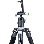 Fotopro X-Aircross 3 Carbon Fiber Travel Tripod with FPH-42QR Ball Head (Slate Gray)