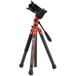 Fotopro X-Aircross 3 Lite Video Carbon Fiber Tripod (Flame Orange)