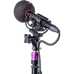 Rycote Baseball Felt-Covered Windscreen (Black, 24/25mm, 3-Pack)