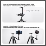 Fotopro FY-820 Free-1 Compact Aluminum Travel Tripod (Rose Gold)