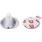 Rycote Overcovers Advanced Fur Disc Wind Covers for Lavalier Mics (5 Black, 25 Round Stickies)
