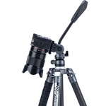 Fotopro X-Aircross 3 Video Carbon Fiber Tripod (Slate Gray)