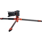Fotopro X-Airfly Max Carbon Fiber Travel Tripod with Ball Head (Orange)