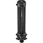 Manfrotto 504X Fluid Video Head & MVTTWINMA Aluminum Tripod with Mid-Level Spreader