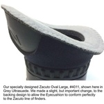 Bluestar Zacuto Oval Large Eyecushion (Ultrasuede, Gray)