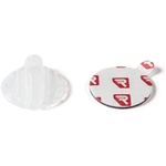 Rycote Overcovers Advanced Fur Disc Wind Covers for Lavalier Mics (5 White, 25 Round Stickies)
