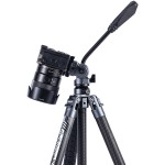 Fotopro X-Aircross 3 Lite Video Carbon Fiber Tripod (Slate Gray)