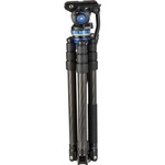 Benro C3883 Reverse-Folding Carbon Fiber Travel Tripod with S6Pro Fluid Video Head