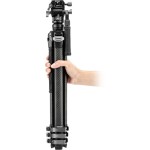 Fotopro Pantour Origin Tripod with MH-4L Video Head (Black)