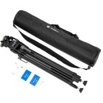 Fotopro DV-3A Pro Heavy-Duty Video Tripod with Fluid Head (Aluminum)