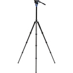 Benro C3883 Reverse-Folding Carbon Fiber Travel Tripod with S6Pro Fluid Video Head
