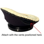 Bluestar Mid Round Viewfinder Eyecushion for ALEXA & AMIRA (Ultrasuede, Black)