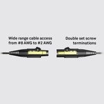 KUPO K-LOK 150A Single-pole Female Plug - Black